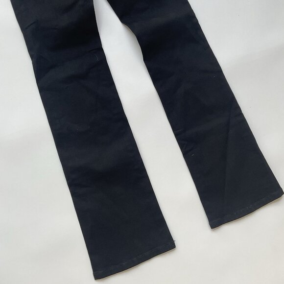 Guess Women’s Mid Rise Boot Cut Jeans In Black Denim Size 27 - Picture 7 of 10